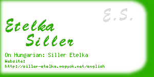 etelka siller business card